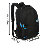 Medium 31 L Backpack Casual bags for men and women padded shoulder strap and durable handle  (Black)