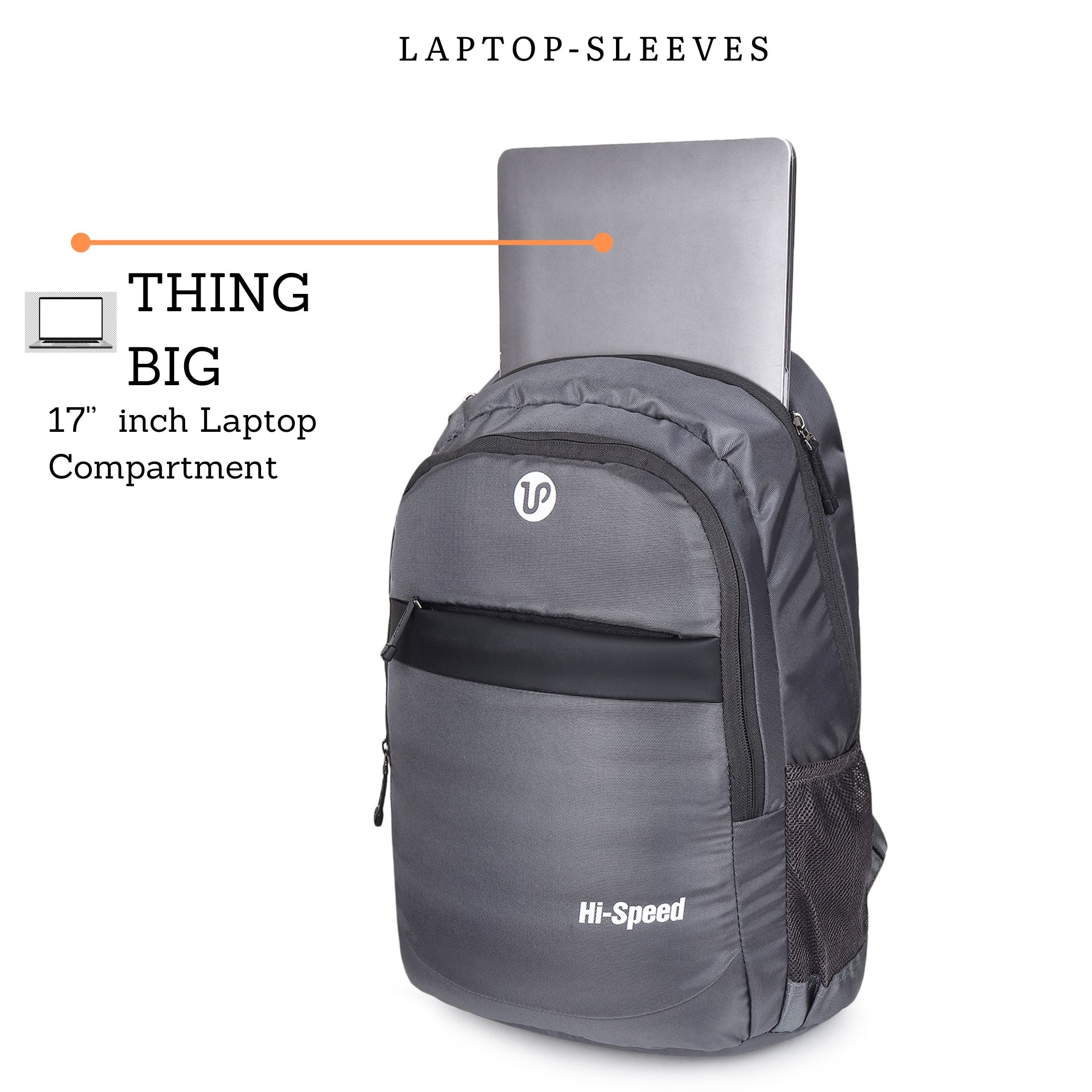 32L Waterproof Laptop Backpack | Durable Polyester, Multi-Purpose for School, Office & Travel