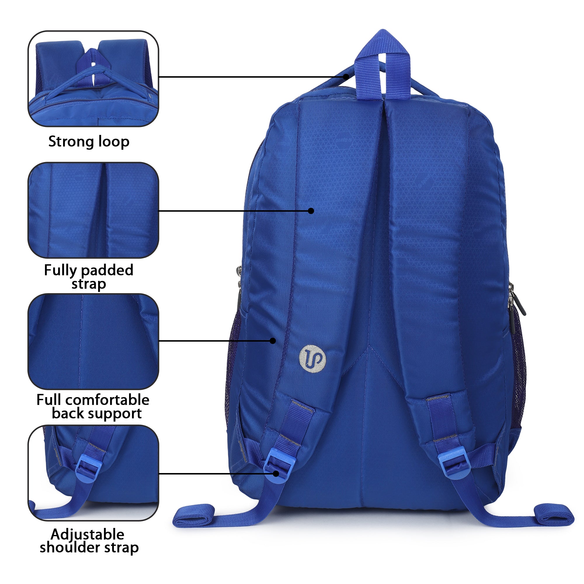 Large 31 L Laptop Backpack Premium Blue Backpack | Laptop & Travel Bag  174
