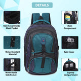 Backpack for men, waterproof laptop bag, college backpack, office bag for women, travel backpack 35L, red black backpack, Hi-Speed backpack