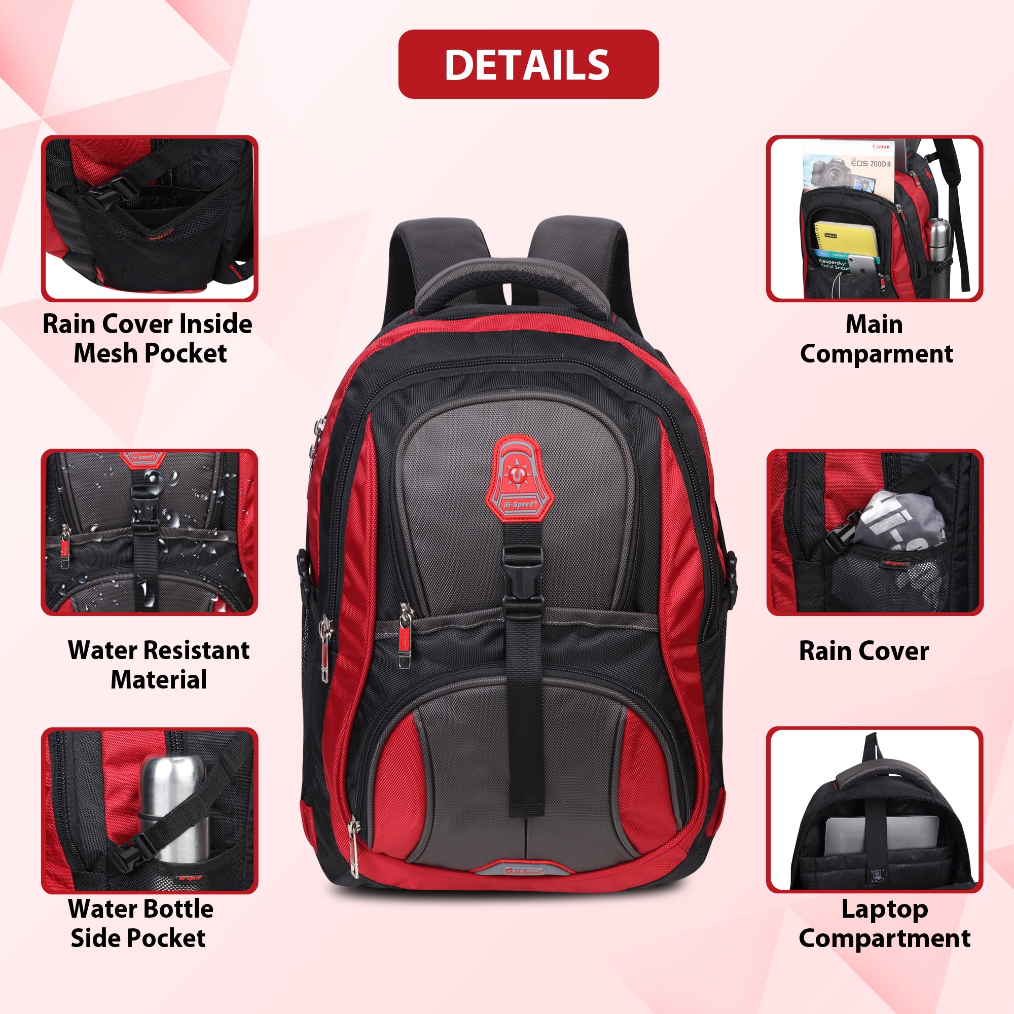 32L Waterproof Backpack | Laptop, College, Office & Travel Use