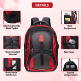 Hi Speed bags Laptop backpack 31 litres Casual Bag with Padded Laptop Sleeve for Men & Women | Polyester, Waterproof Backpack for Boys & Girls-95