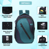 Hi Speed bags Laptop backpack 31 litres Casual Bag with Padded Laptop Sleeve for Men & Women | Polyester, Waterproof Backpack for Boys & Girls-38