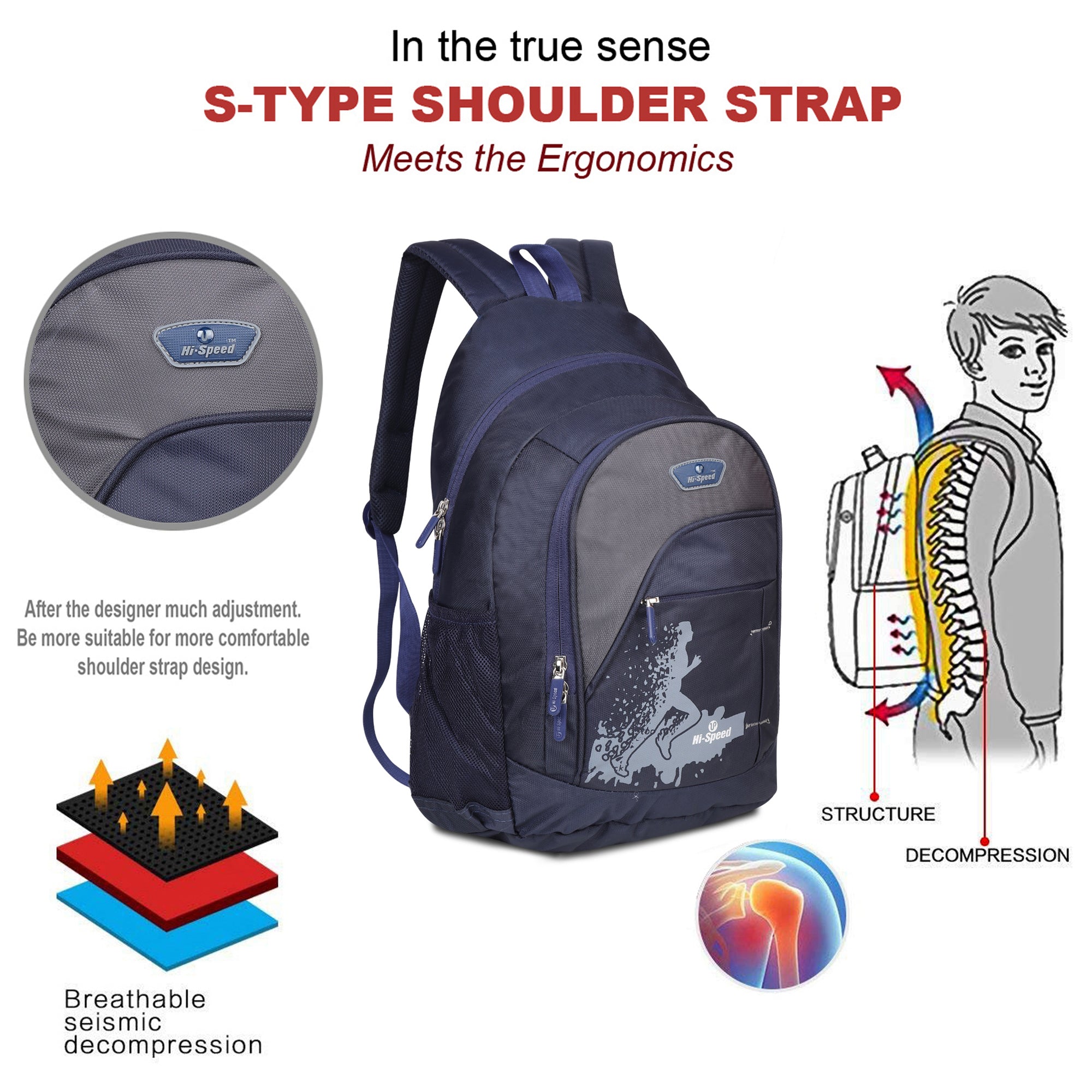 32L Waterproof Laptop Backpack | Durable Polyester, Multi-Purpose