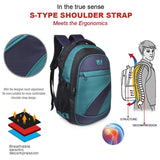 35L Waterproof Laptop Backpack for Men & Women | Casual, Office, School, College Travel Bag with Padded Compartment – Polyester, Durable & Lightweight