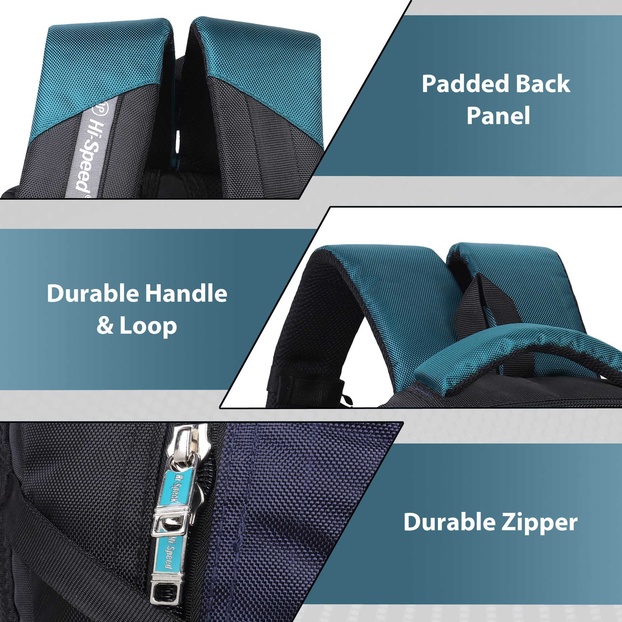 Hi Speed bags Laptop backpack 31 litres Casual Bag with Padded Laptop Sleeve for Men & Women | Polyester, Waterproof Backpack for Boys & Girls-95