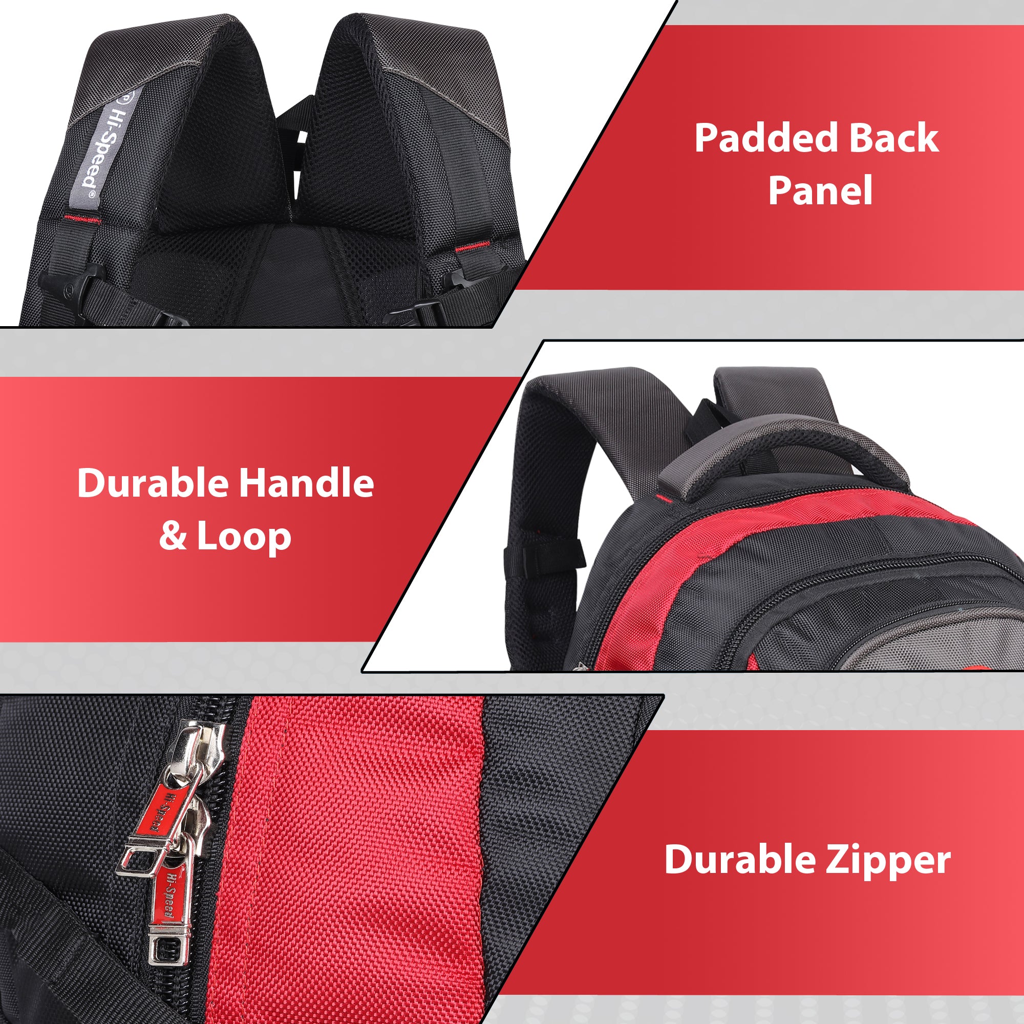 Hi Speed bags Laptop backpack 31 litres Casual Bag with Padded Laptop Sleeve for Men & Women | Polyester, Waterproof Backpack for Boys & Girls-95