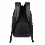 Unisex Brown Faux Leather Solid Backpack