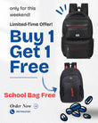 31L Durable Backpack – Buy 1 & Get 1 Free School Bag