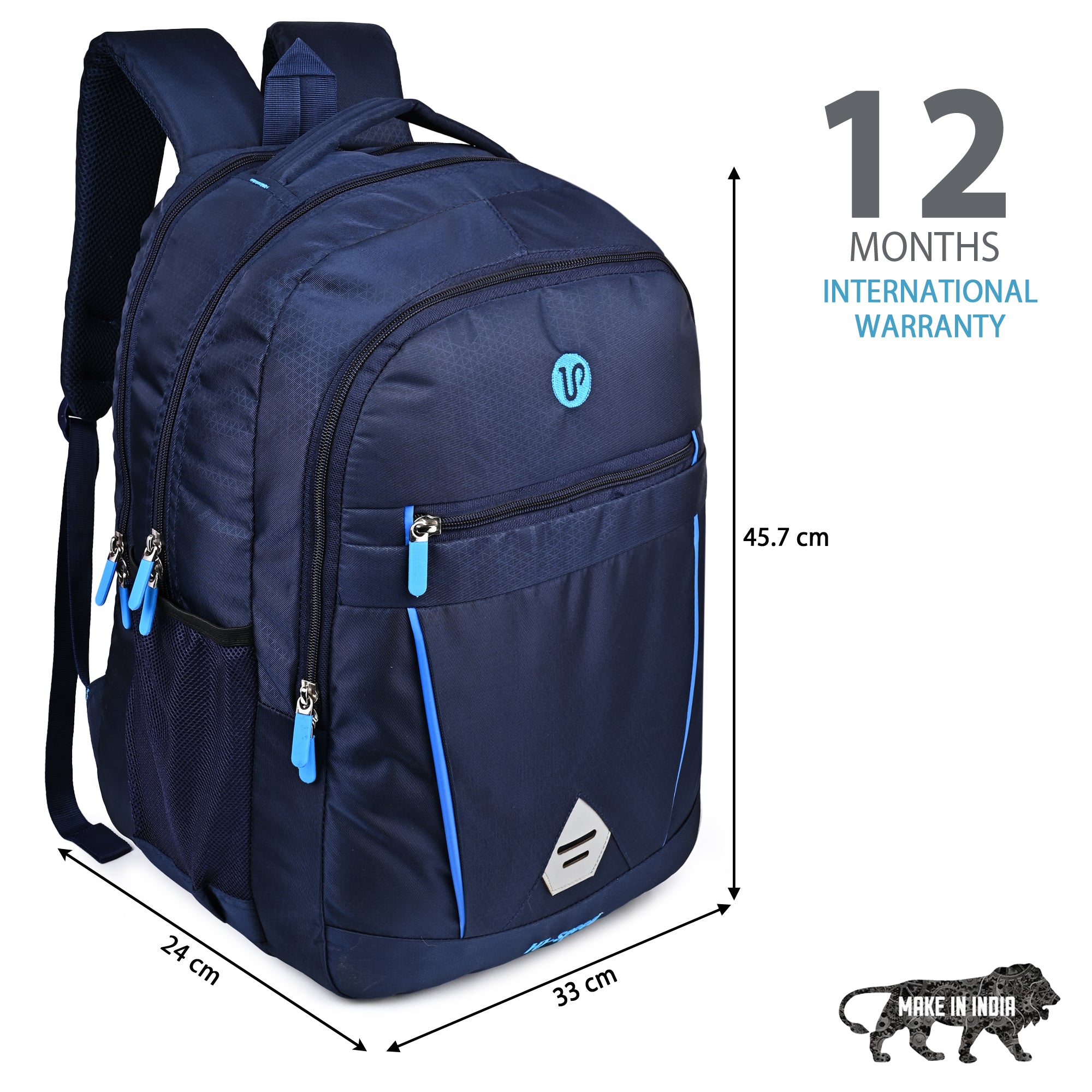 Large 31 L Laptop Backpack Premium Navy Backpack | Laptop & Travel Bag  174