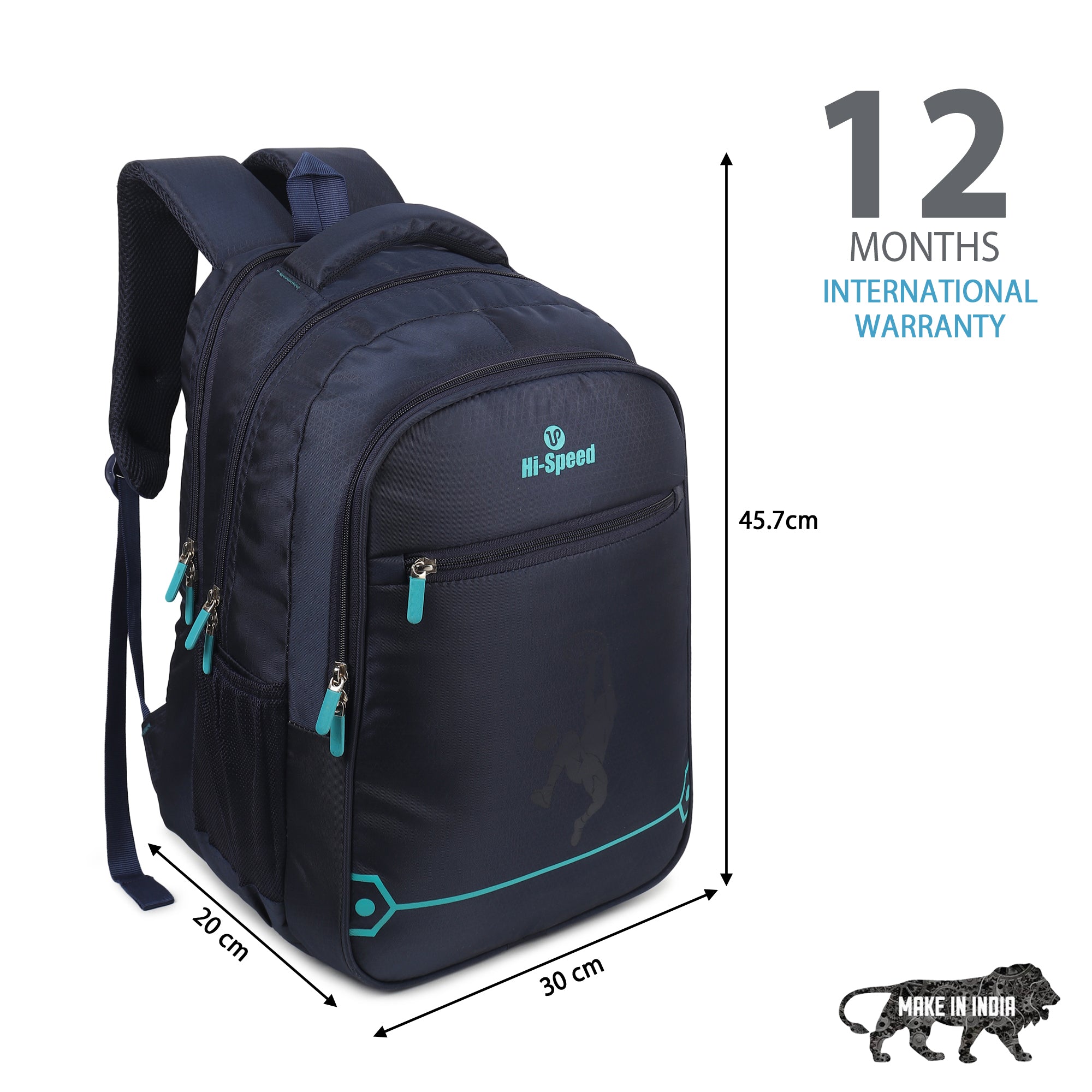 Large 31 L Laptop Backpack Premium Black Backpack | Laptop & Travel Bag  176