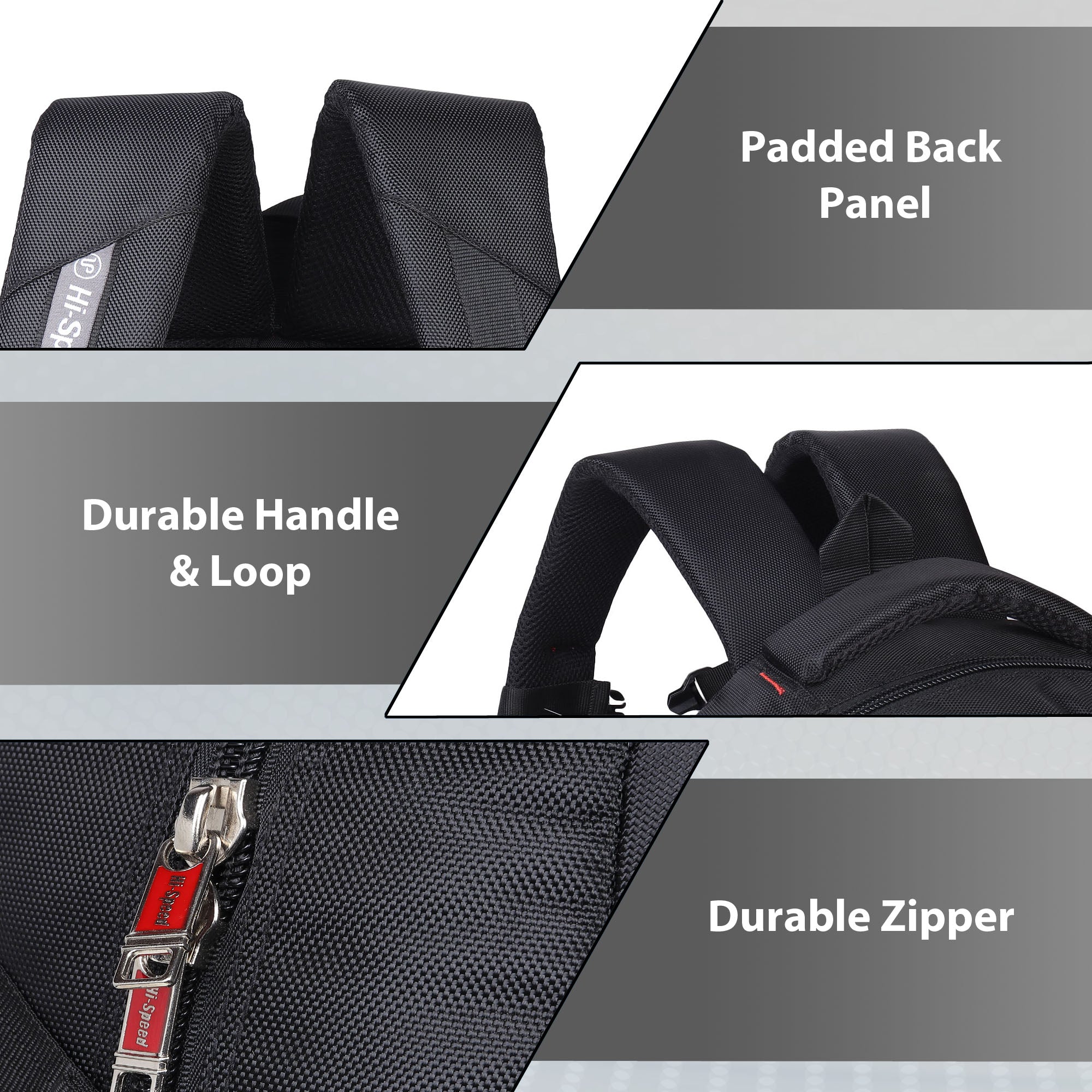 Hi Speed bags Laptop backpack 31 litres Casual Bag with Padded Laptop Sleeve for Men & Women | Polyester, Waterproof Backpack for Boys & Girls-95