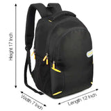 Medium 31 L Backpack Casual bags for men and women padded shoulder strap and durable handle  (Black)