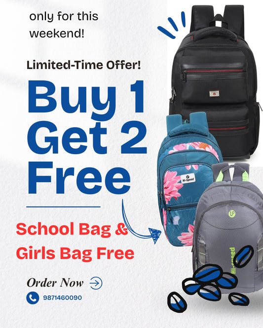 31L Durable Backpack – Buy 1 & Get 2 Free School Bag