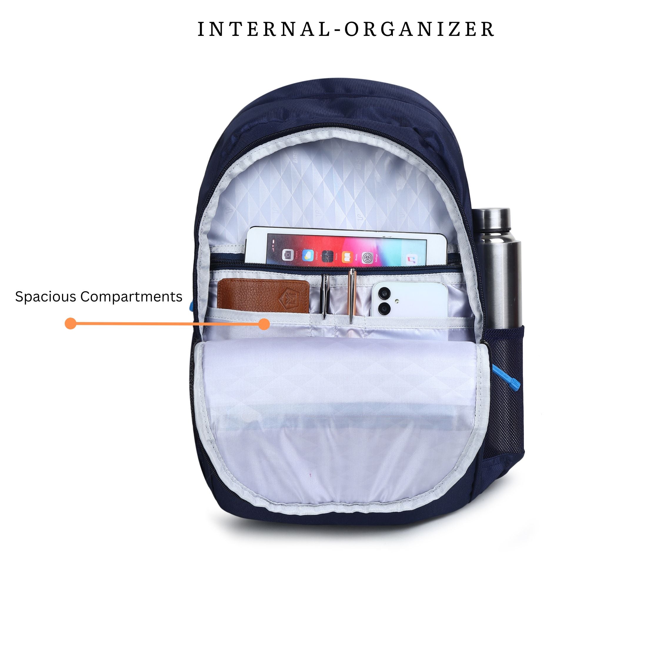 Hi Speed bags Laptop backpack 31 litres Casual Bag with Padded Laptop Sleeve for Men & Women | Polyester, Waterproof Backpack for Boys & Girls-230