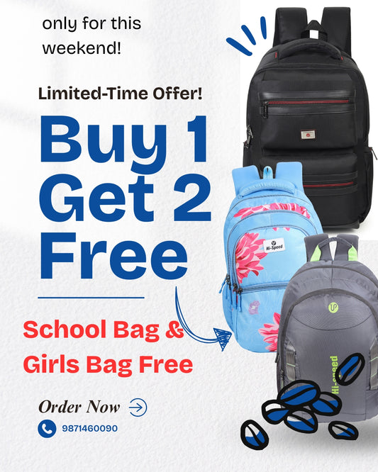 31L Durable Backpack – Buy 1 & Get 2 Free School Bag