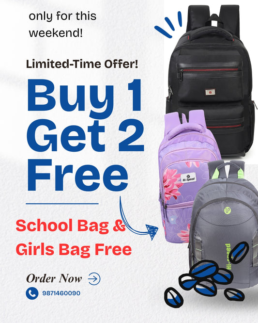 31L Durable Backpack – Buy 1 & Get 2 Free School Bag