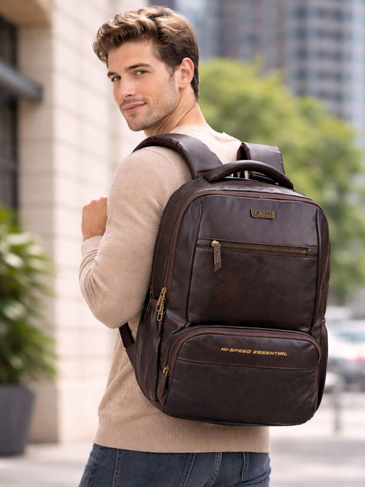 Unisex Colourblocked Backpack