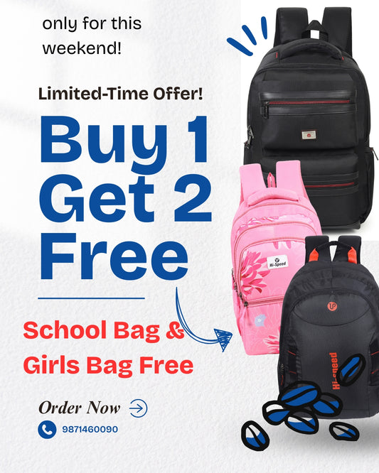 31L Durable Backpack – Buy 1 & Get 2 Free School Bag