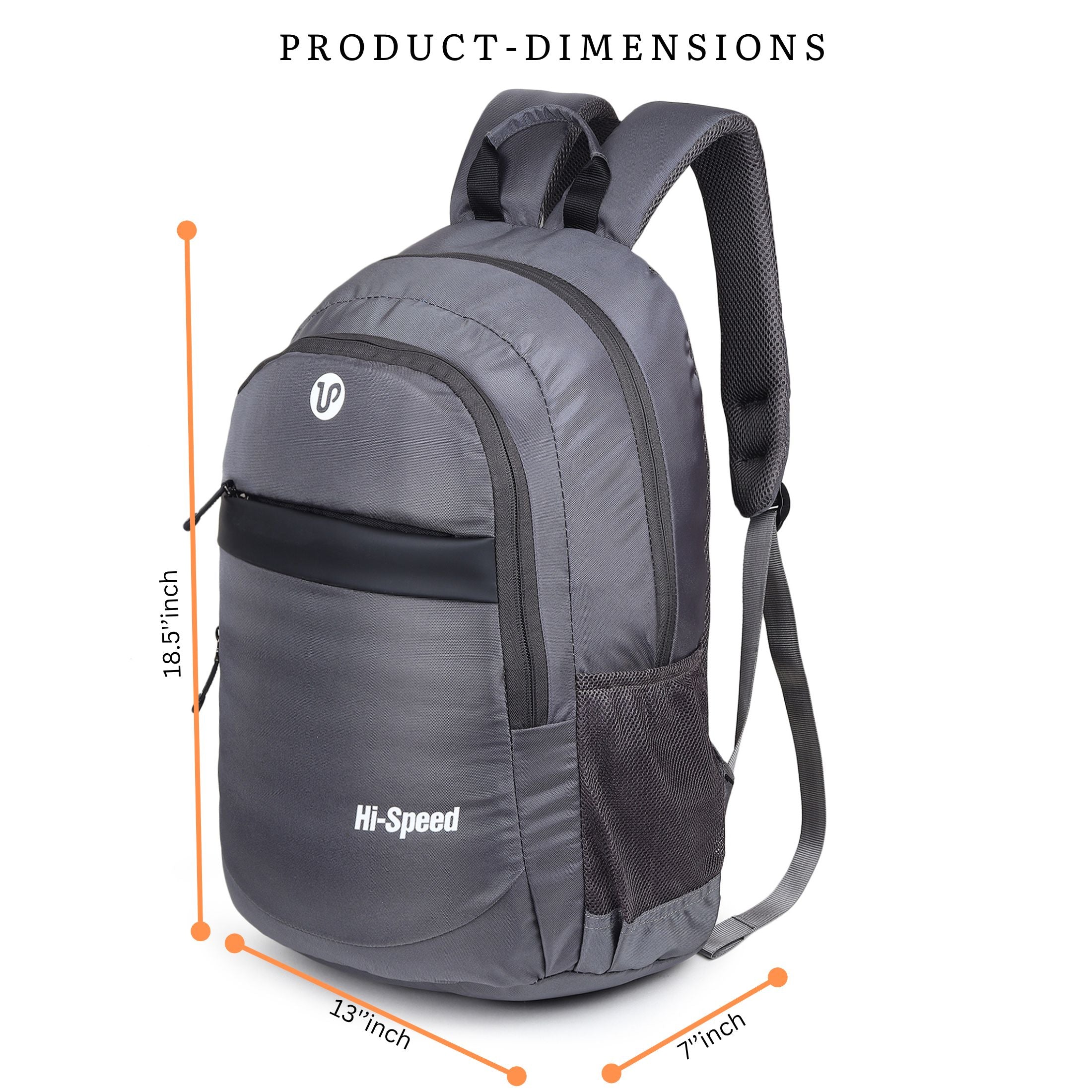 Hi Speed bags Laptop backpack 31 litres Casual Bag with Padded Laptop Sleeve for Men & Women | Polyester, Waterproof Backpack for Boys & Girls-230