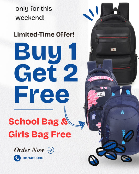 31L Durable Backpack – Buy 1 & Get 2 Free School Bag