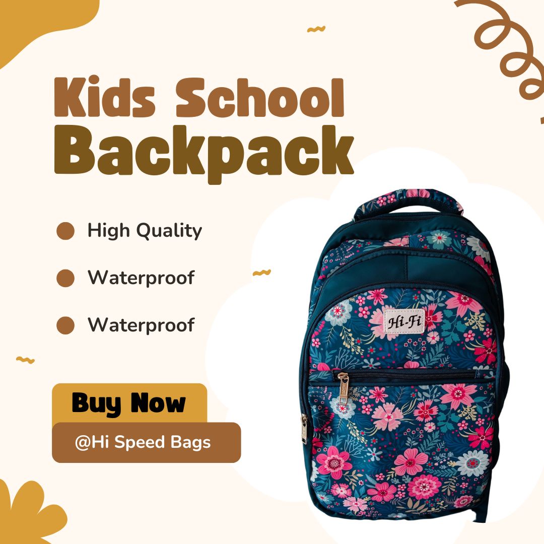 Hi Speed bags Laptop backpack 41 litres Casual Bag with Padded Laptop Sleeve for Men & Women | Polyester, Waterproof Backpack for Boys & Girls