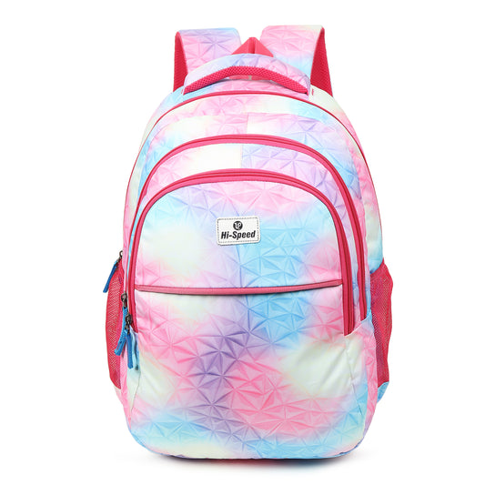 Large 32 L Backpack Lime Floral Printed School for women & girls  225