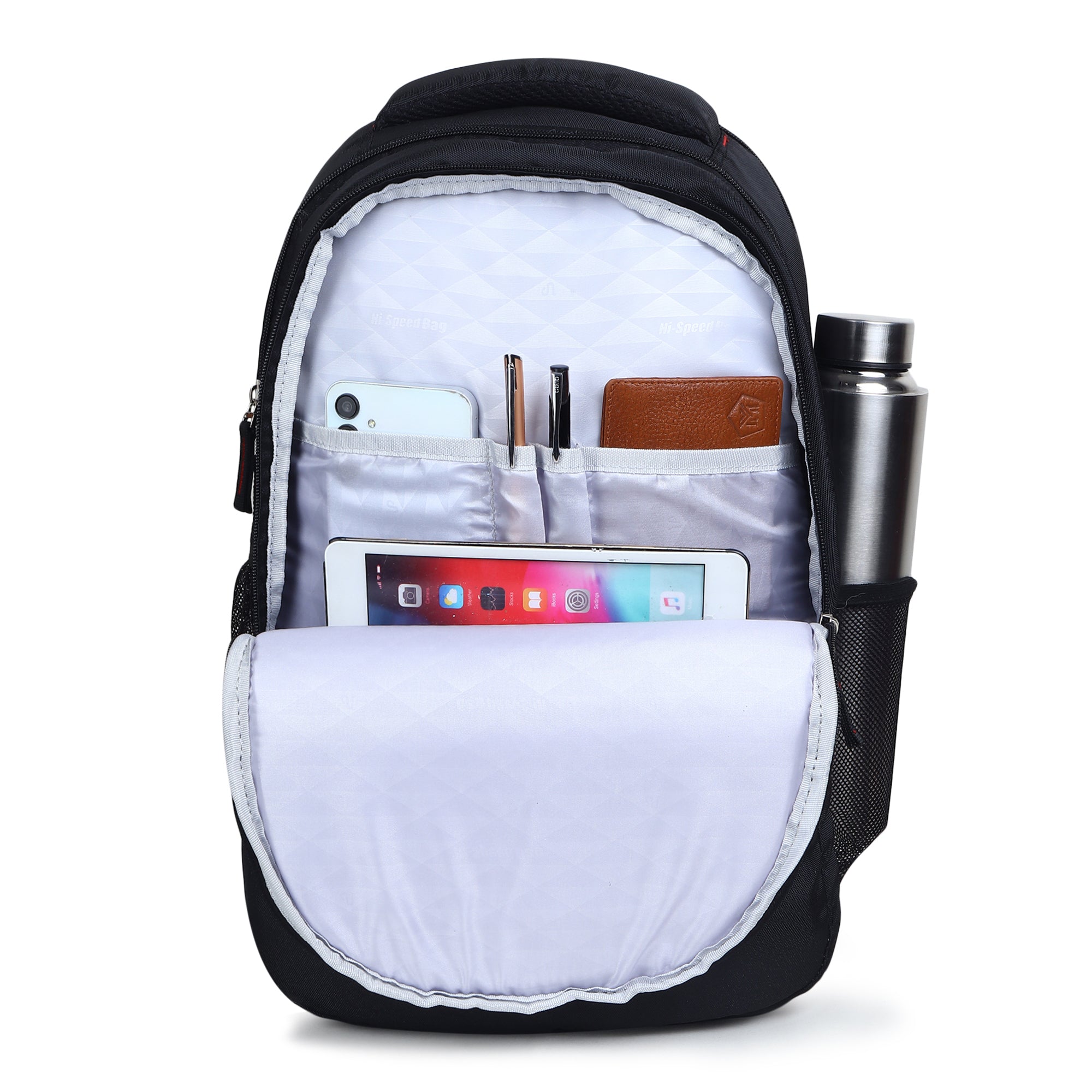 HI SPEED bags Laptop backpack 31 litres Casual Bag with Padded Laptop Sleeve for Men & Women Upto 15.6" Notebook, Leptop| Polyester, Waterproof Backpack for Boys & Girls-219