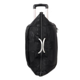 Hi Speed Black Trolley Duffle Travel Bag with Wheels
