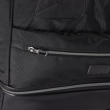 Hi Speed Black Trolley Duffle Travel Bag with Wheels