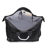 Hi Speed Black Trolley Duffle Travel Bag with Wheels