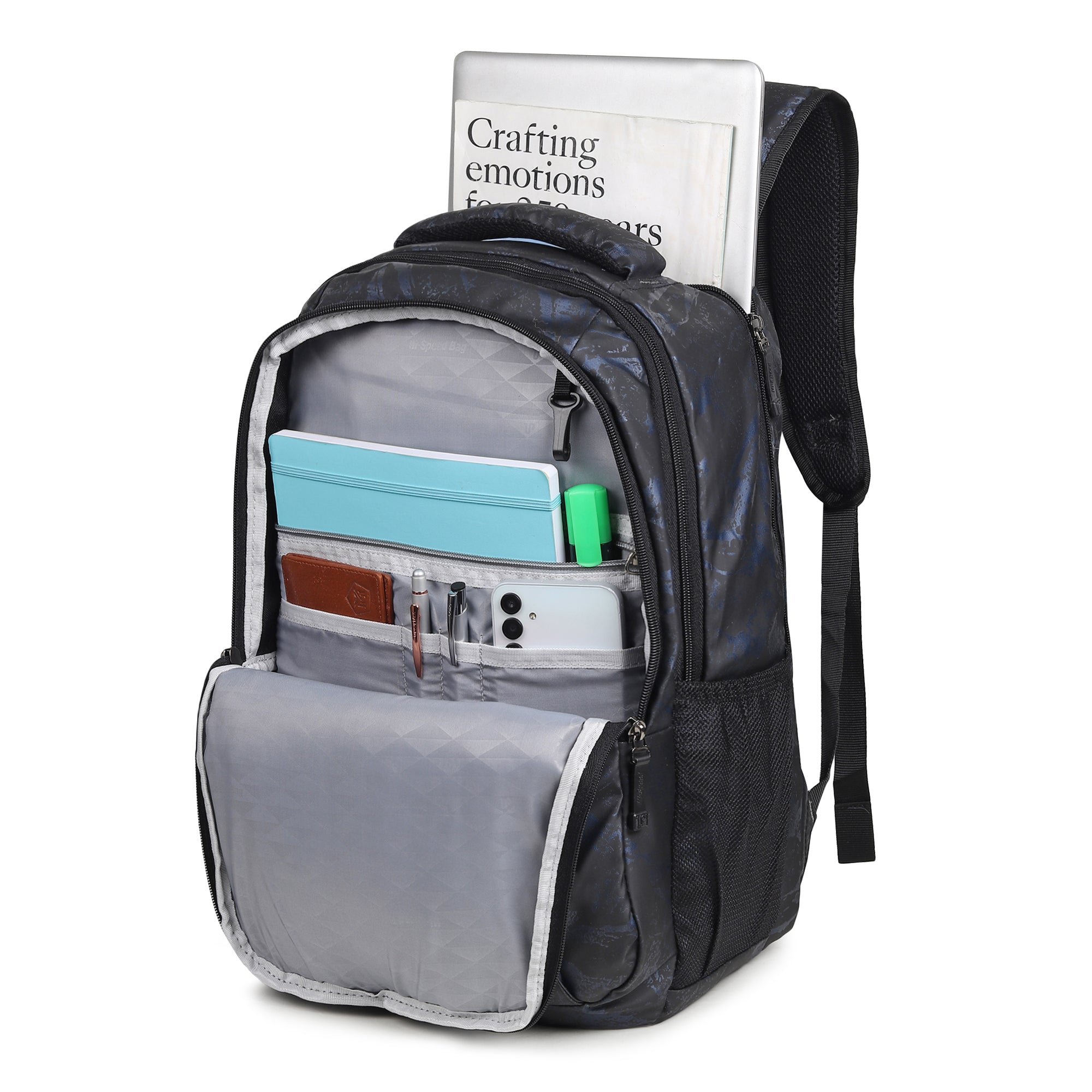 Stylish Printed Laptop Backpack for Men Women School College Travel