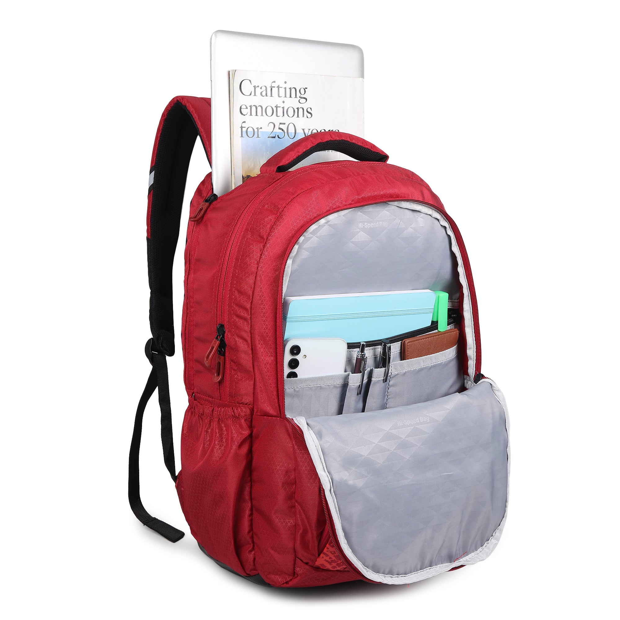 Large 31 L Laptop Backpack Premium Black Backpack | Laptop & Travel Bag  (Red)