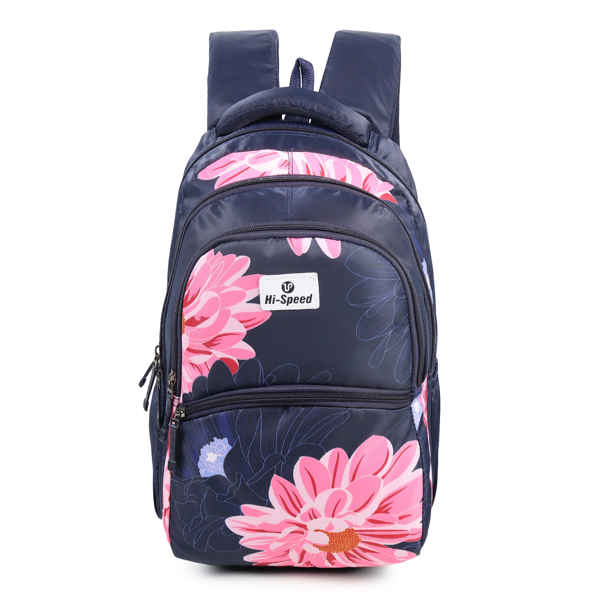 Hi-Speed Large 31 L Laptop Backpack Schoolbag For Primary School Students,With Printed Design 7 - 12 Years - 249-Navy