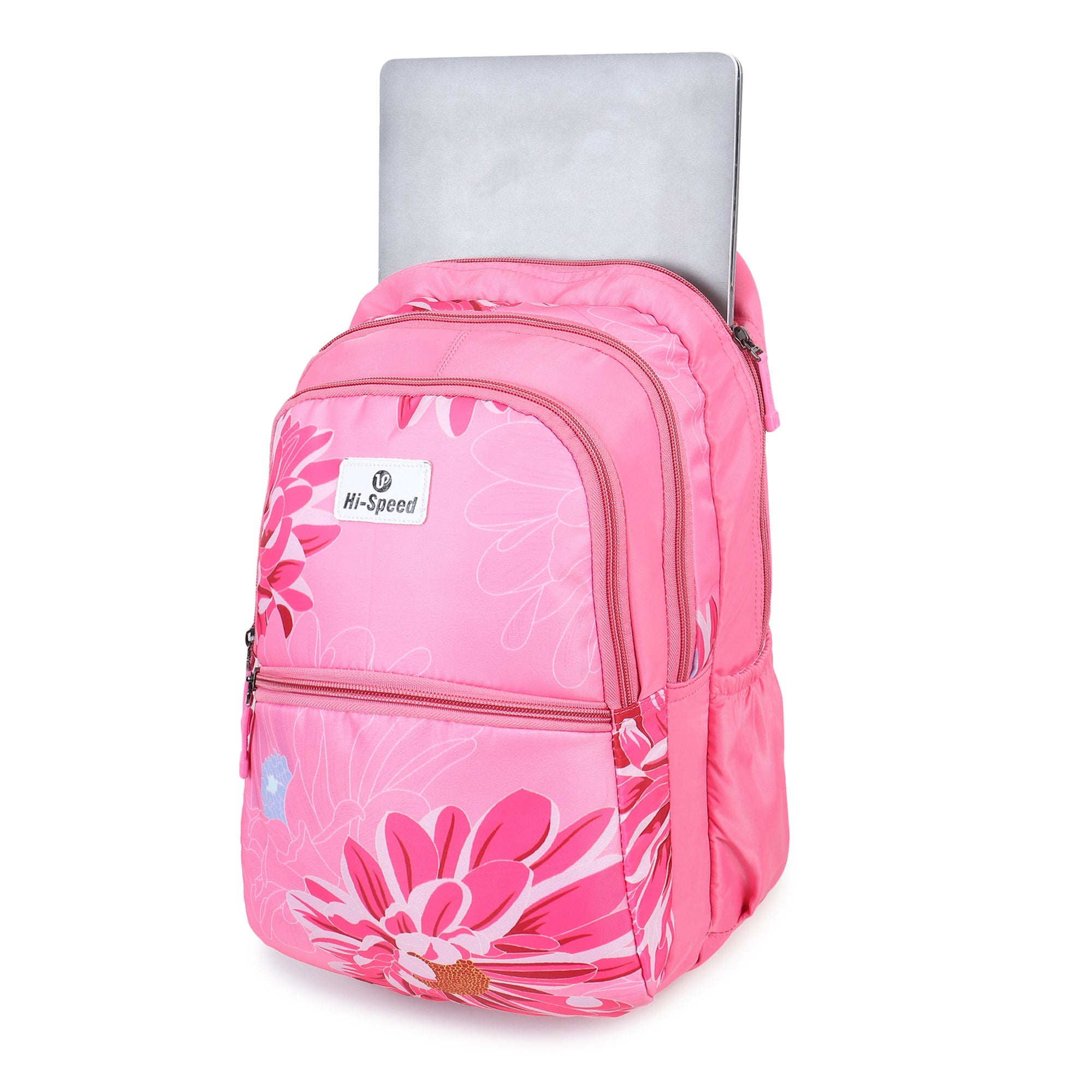 Hi-Speed Large 31 L Laptop Backpack Schoolbag For Primary School Students,With Printed Design 7 - 12 Years -249-pink