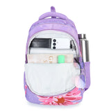 Hi-Speed Large 31 L Laptop Backpack Schoolbag For Primary School Students,With Printed Design 7 - 12 Years-249-purple