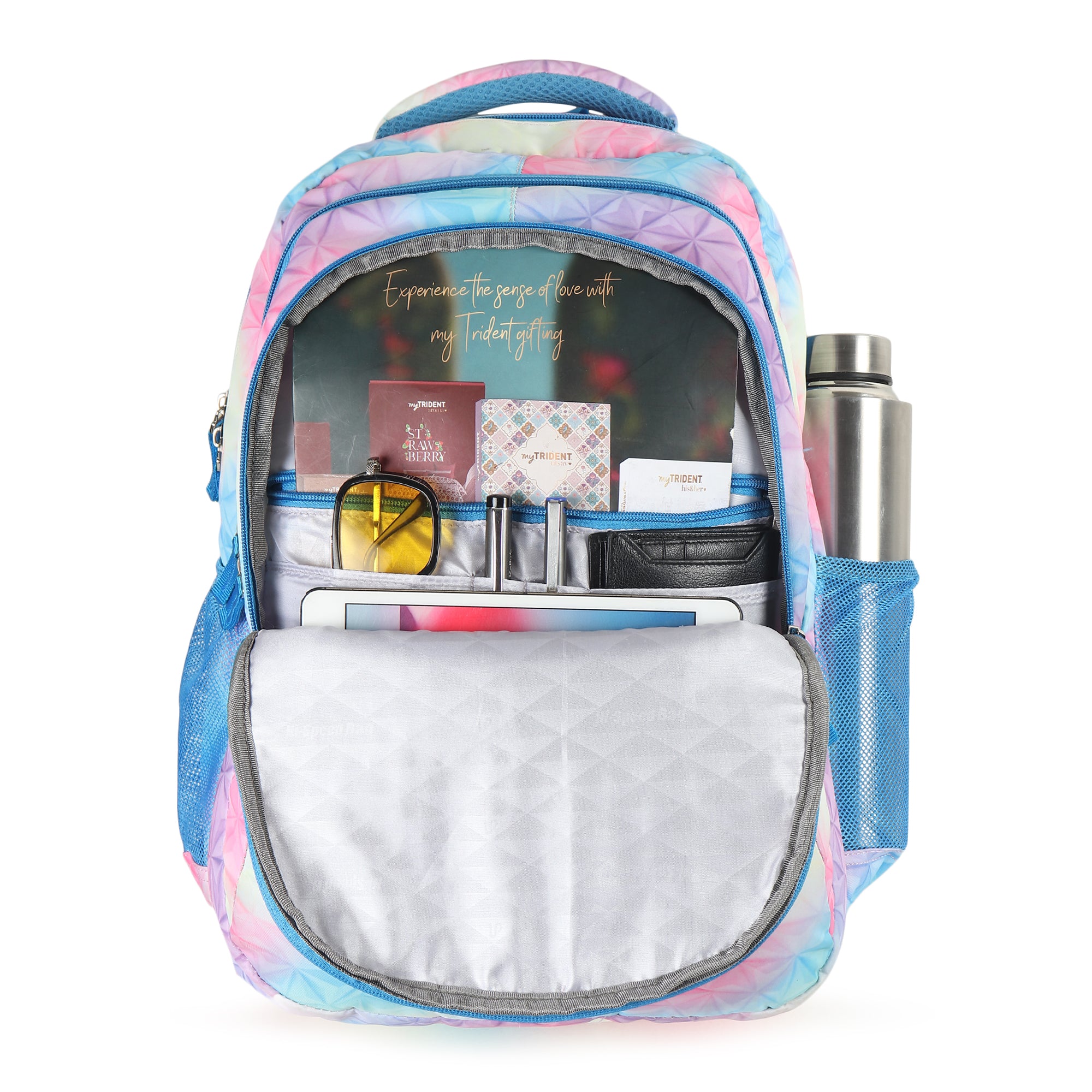 Large 32 L Backpack Lime Floral Printed School for women & girls  225