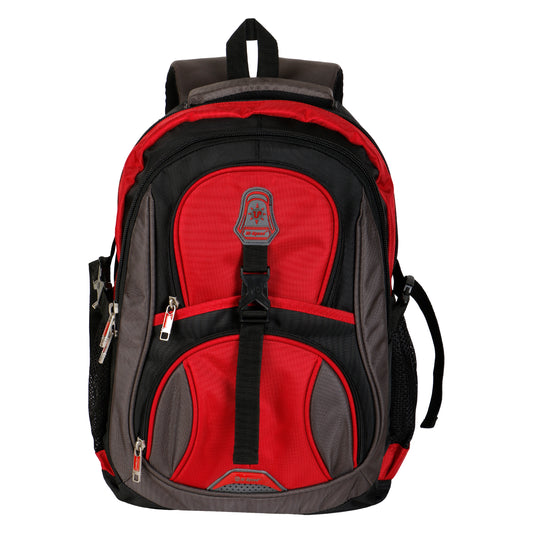 Backpack for men, waterproof laptop bag, college backpack, office bag for women, travel backpack 35L, red black backpack, Hi-Speed backpack