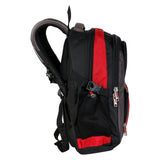 Backpack for men, waterproof laptop bag, college backpack, office bag for women, travel backpack 35L, red black backpack, Hi-Speed backpack