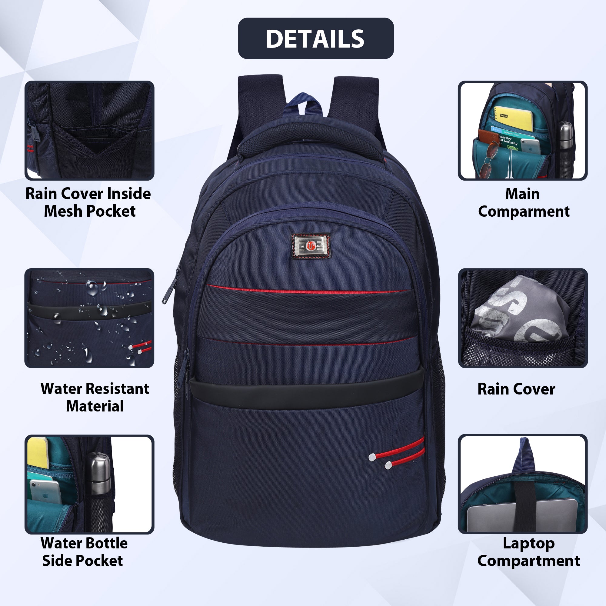 Waterproof 32L Laptop Backpack | School, Office & Travel Bag